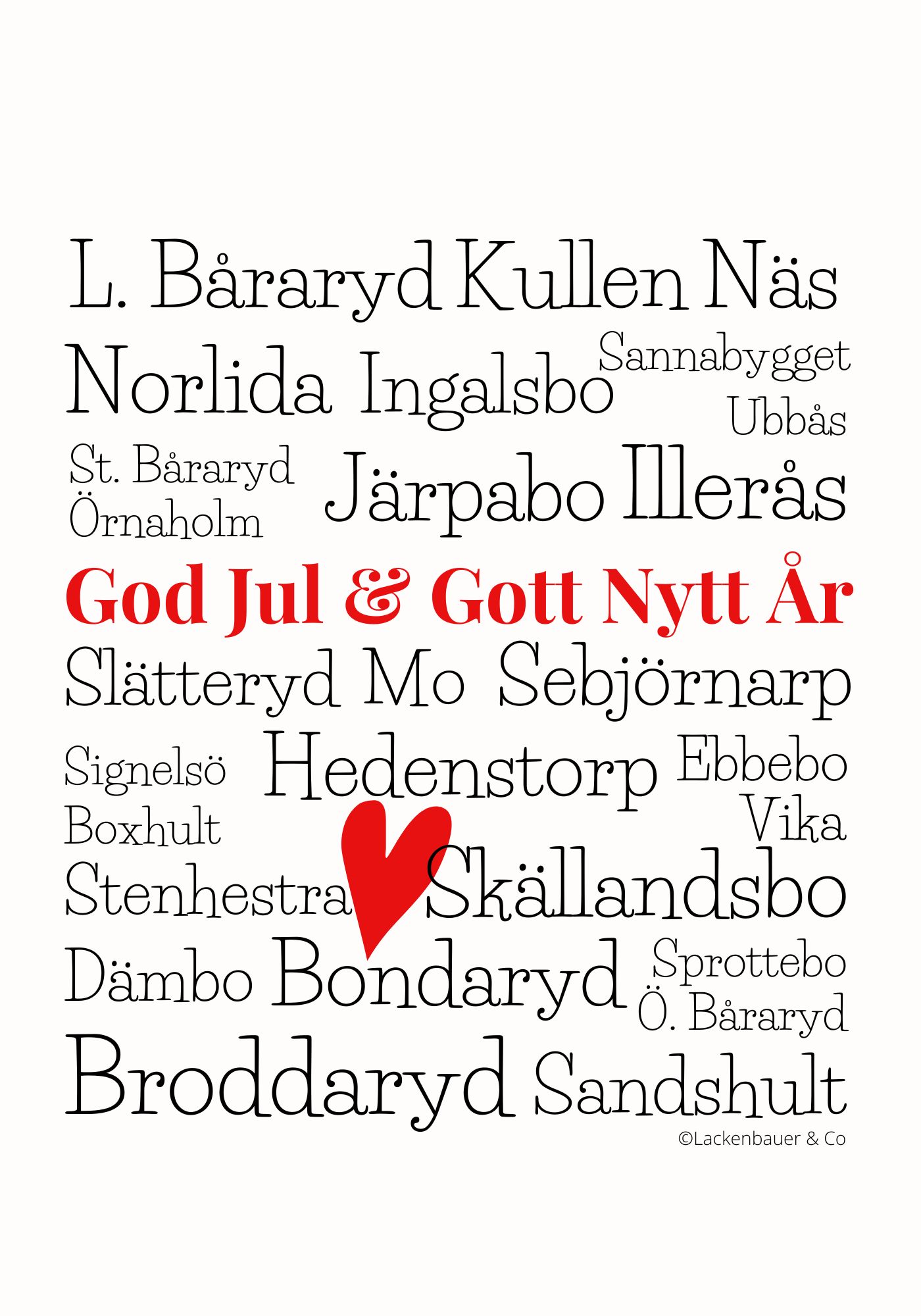 Kort God Jul