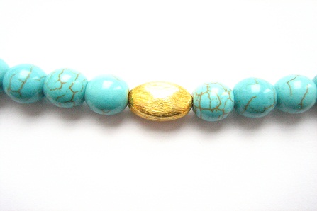 Halsband med turkoser - 3