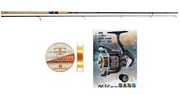 Fiskeset Hard Haspel (Big Game) Silver