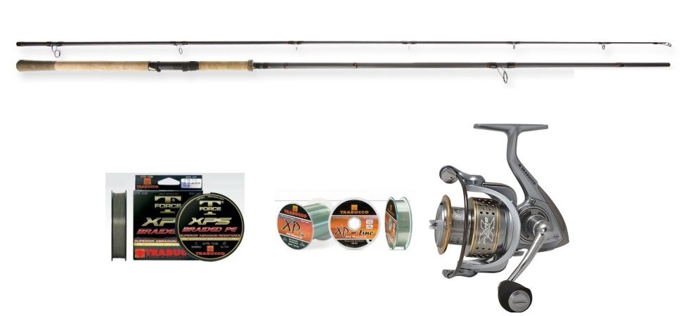 Fiskeset Hard Haspel (Big Game) Guld