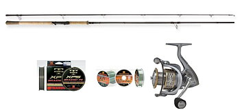 Fiskeset Hard Haspel (Big Game) Guld