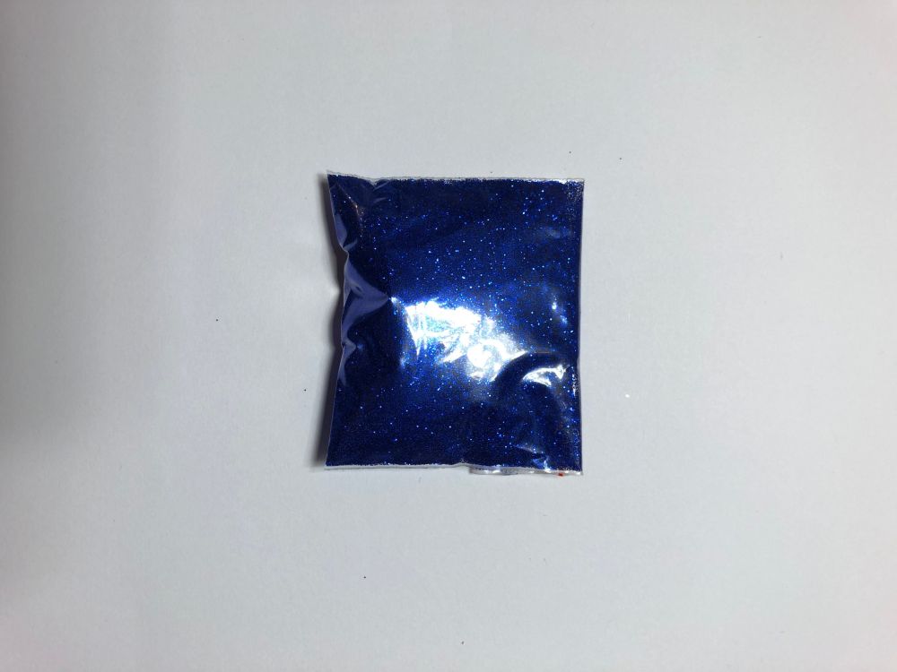 Glitter Diamant Blå