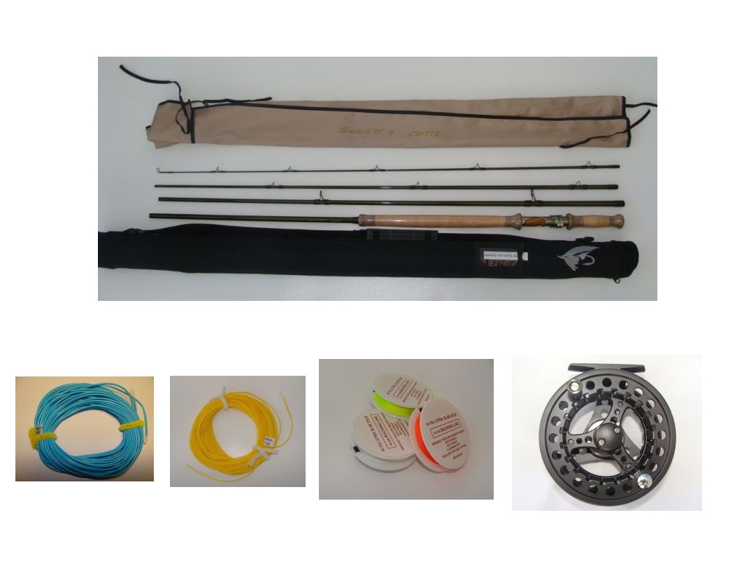 Flugfiskeset Switch Medium #7/8, Brons