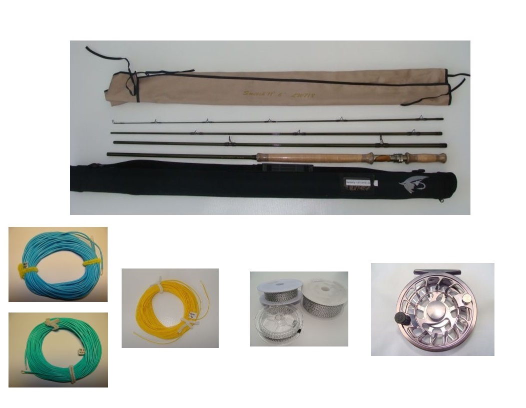Flugfiskeset Switch Medium #7/8, Guld