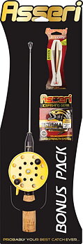 Isfiskeset Asseri Combo Vertikalpirk 915-SET-3