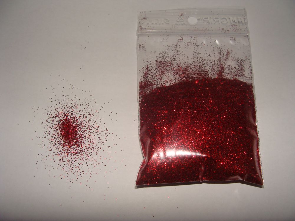 Glitter Diamant Röd