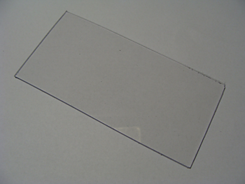 Plast wobblerskedar 3mm 210x60mm