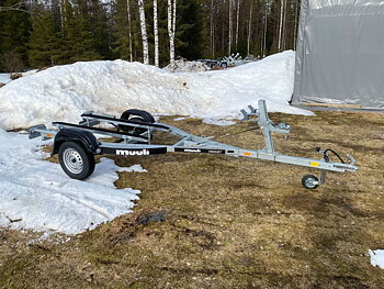 Vattenskotervagn Muuli V600JET (EU-Trailer/80 Km/h)