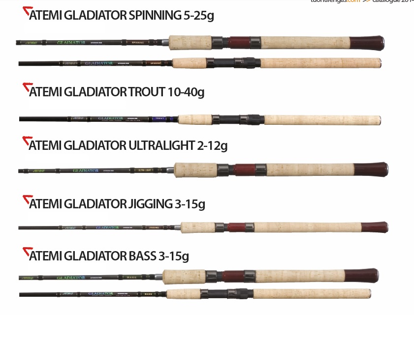 Atemi Gladiator Jigging 240 8' 3-15g 205-15240 - 2