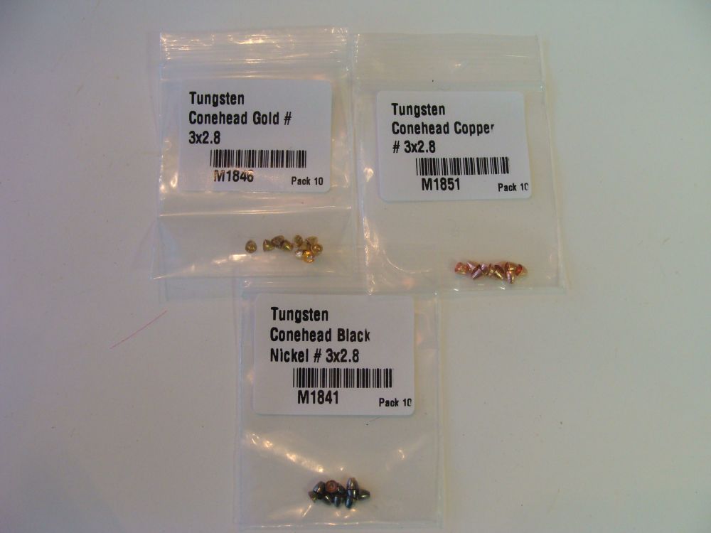 Tungstens Conehead 3x2.8 XS 10st