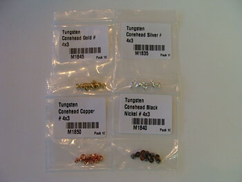 Tungstens Conehead 4x3 S 10st