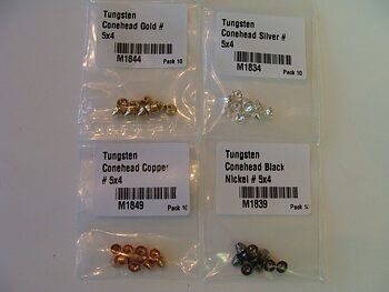 Tungstens Conehead 5x4 M 10st