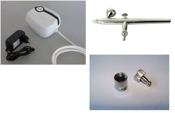 Airbrush Set Brons