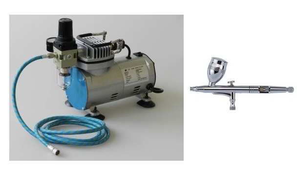 Airbrush Set Silver