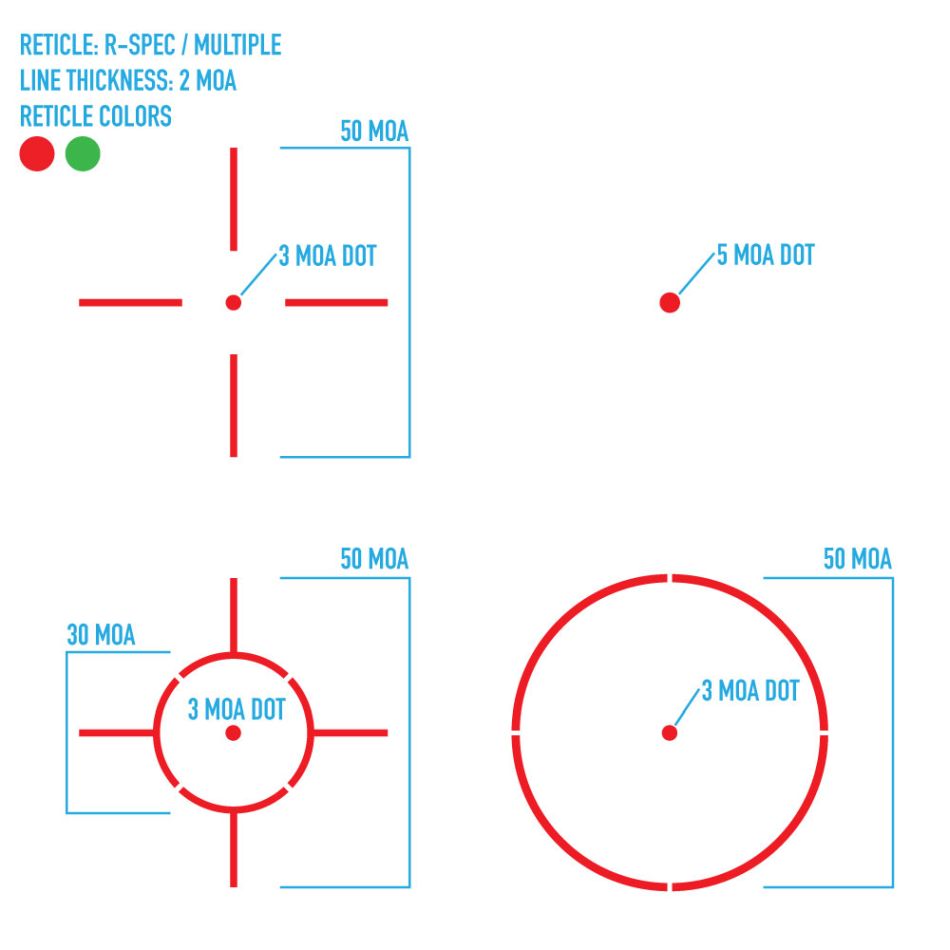 Sightmark Ultra Shot R-Spec Reflex Sight - 8