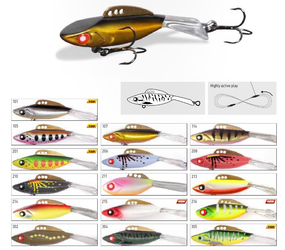 Balanspirk Lucky John Pro Series Mebaru, 5,7cm 12,5g LJME57