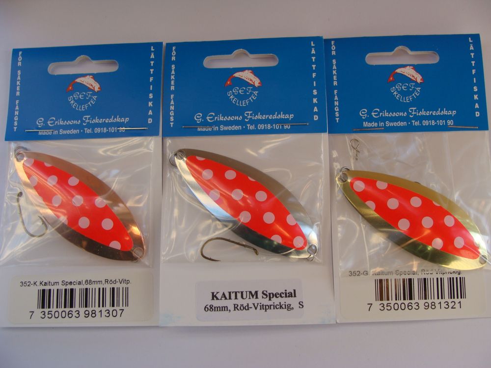 Blänke G.Erikssons Kaitum Special 68mm Röd-Vitprickig