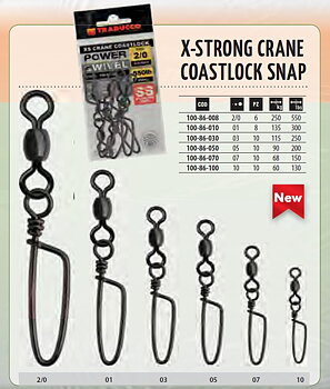 Trabucco SS X-Strong (Coastlock Snap) Crane 10st