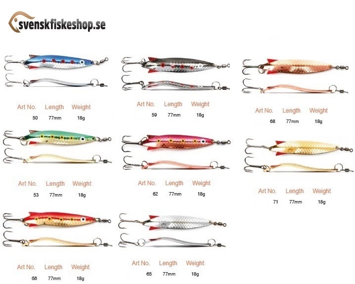 Atemi Salmon Spoon 77mm 18g