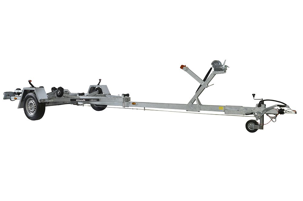 Båttrailer Muuli V1600KJ (Bromsad/80 Km/h)