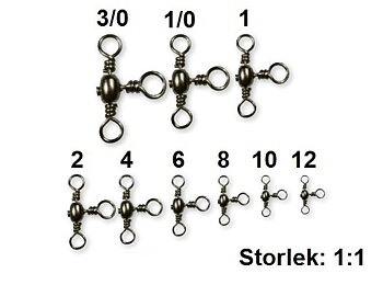 Trevägslekande Strong Svart 25st