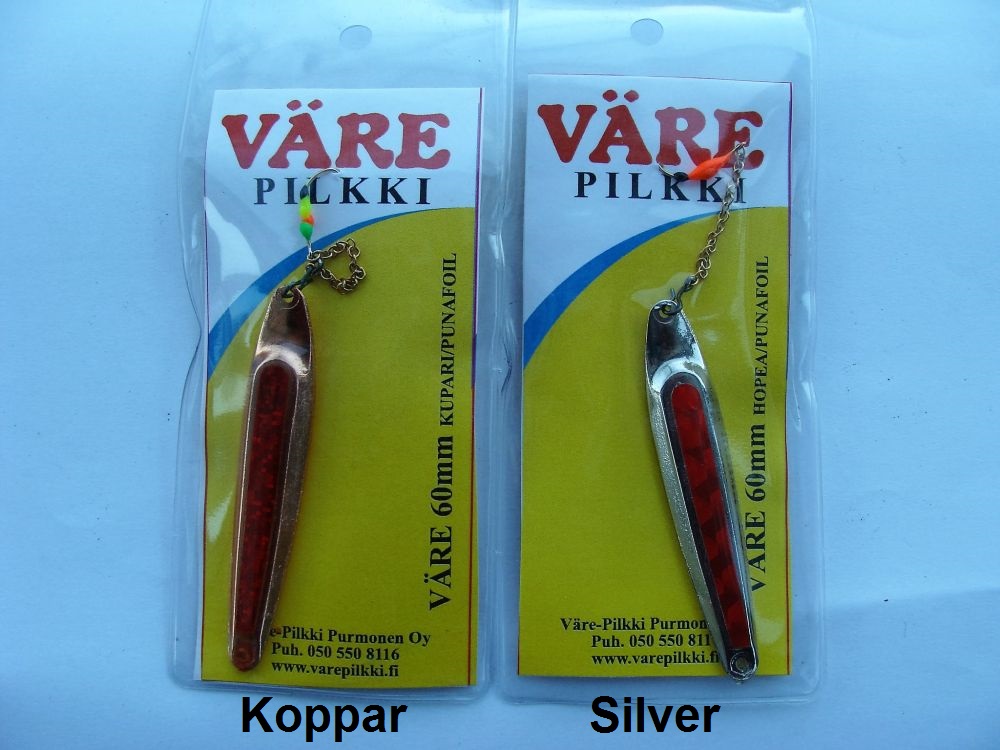 Vertikalpirk Väre Pilkki, Väre 50mm Röd