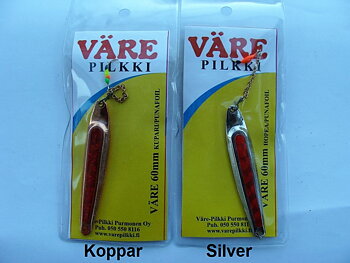 Vertikalpirk Väre Pilkki, Väre 50mm Röd
