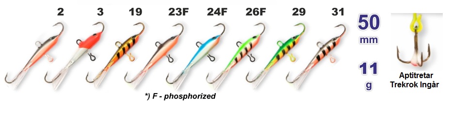 Balanspirk Akara Ice Jigger PT 50mm 11g BAL-PRO-08