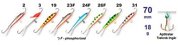 Balanspirk Akara Ice Jigger PT 70mm 18g BAL-PRO-17