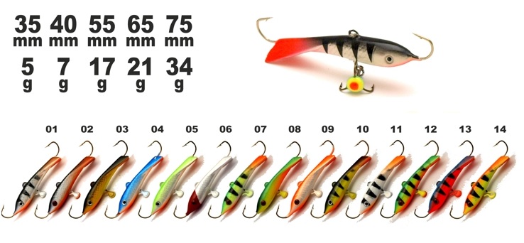 Balanspirk Akara Ice Jigger MT 65mm 21g BAL-1-4