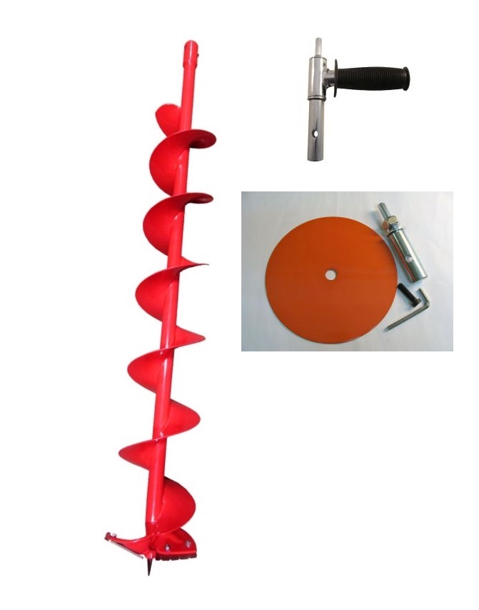 Paket Motorisborsspiral Iceman Pro 150mm +  Adapter Skruvdragare