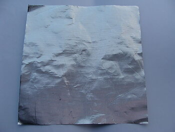 Folie Betestillverkning Struktur Original Silver 500x400mm
