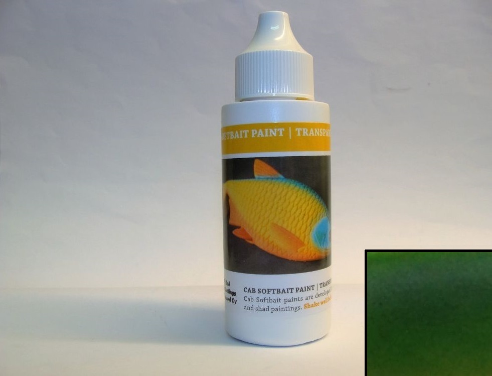 CAB Softbait Paint Transparent Green 50ml 813-50