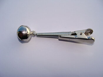 Nappvarnare Jaxon Bjällra Single 15mm, Krokodil Klämfäste AD-BL1511