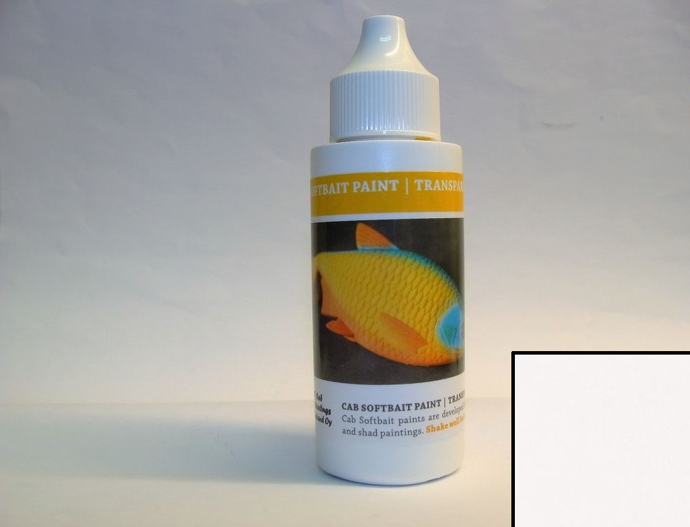 CAB Softbait Paint Opaque White 50ml 800-50