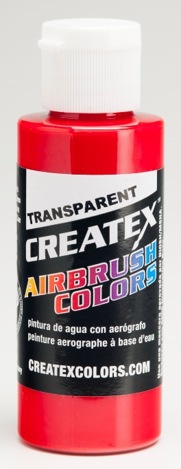 Createx Airbrush Paints Colors Transparent Brite Red 5117