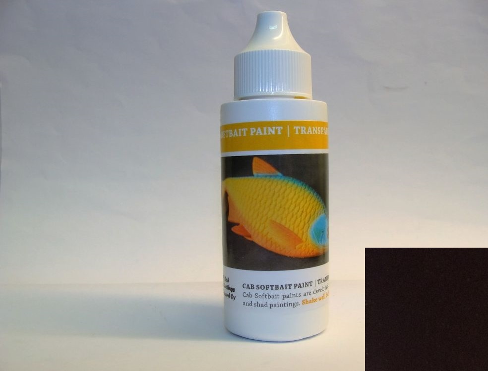CAB Softbait Paint Opaque Black 50ml 805-50
