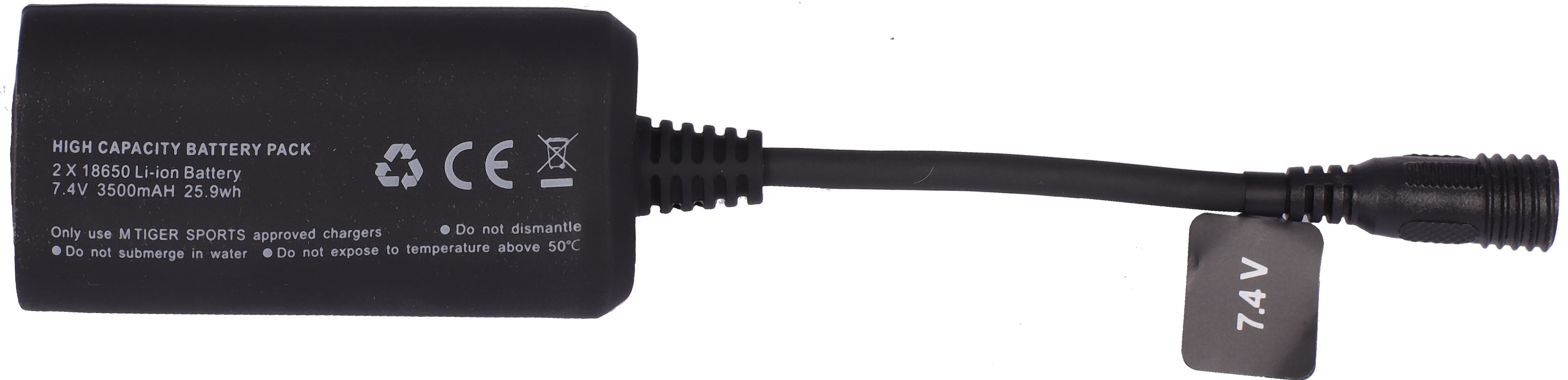 Batteri MTiger 7,4V / 3.5Ah - DS-Trail - 3