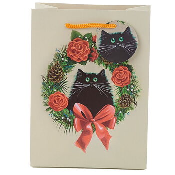 Presentpåse med julmotiv