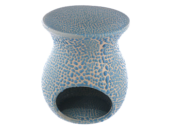 Aromalampa, Strukturerad keramik blue