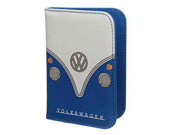 Passfodral och adresshållare, Volkswagen blå