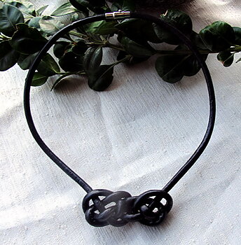 Läderhalsband: Jeanie