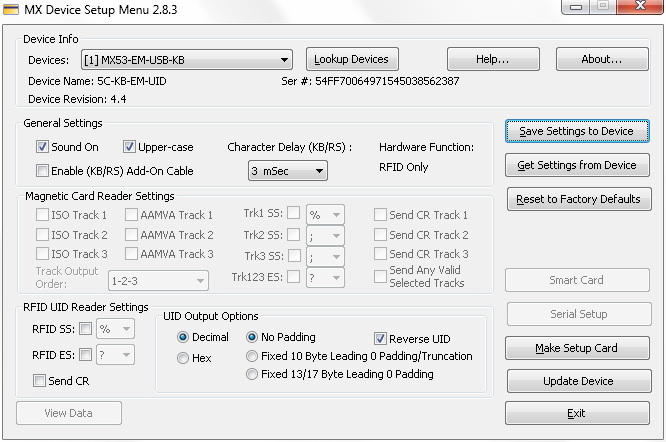 RFID-läsare USB, MX5C-MMP - 3