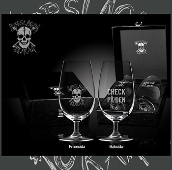 KORSLAGDA KUKAR - Beerglasses