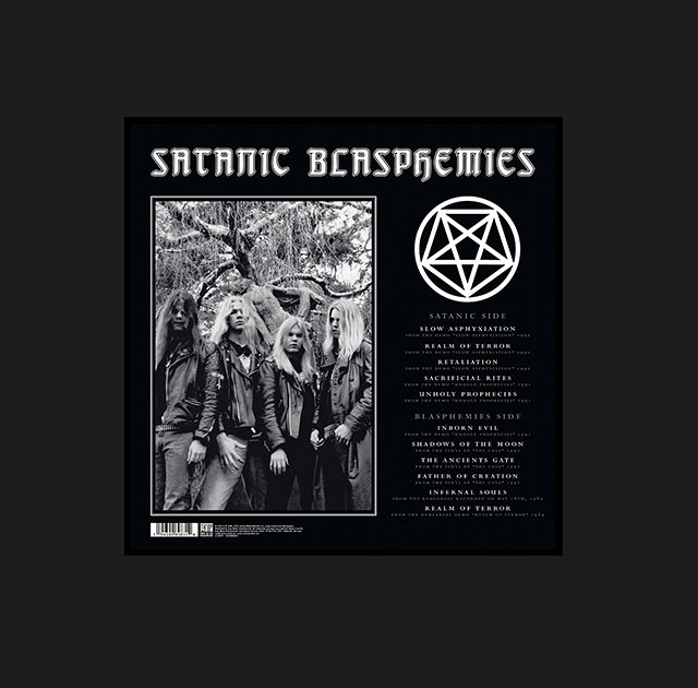NECROPHOBIC - Satanic Blasphemies LP (RED) - 2