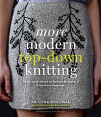 More modern top down knitting