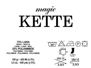 Magic Kette sockgarn  nr 5  - 2