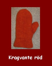 Röd tovad kragvante
