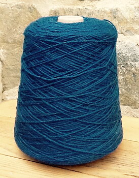 Frangipani garn till fiskartröjor färg Helford blue  pris per 100 g