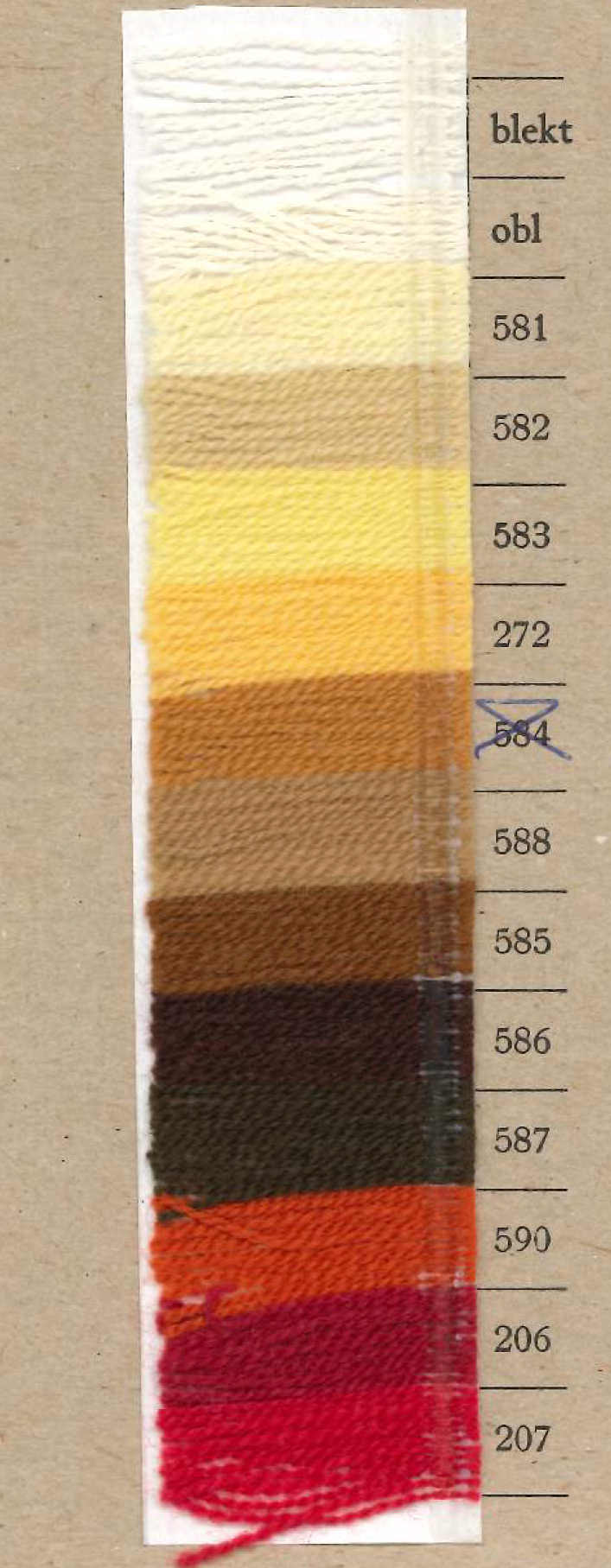 Wool yarn, 2 ply 25 g - 2